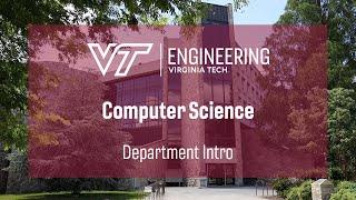 Virginia Tech Computer Science 2020 Department Intro