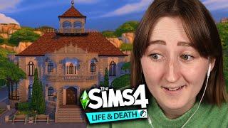 building a library with The Sims 4: Life & Death! 🪦 (Streamed 11/9/24)