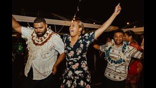 Fun Fijian Family Dance - Joseph & Janina's Wedding in Samoa