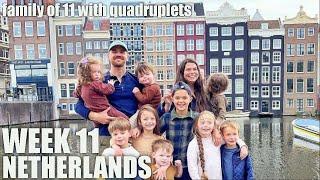 HOW DO WE TAKE OUR 9 KIDS OUT TO EAT?! (OUR ROUTINE!) | WEEK 11: THE NETHERLANDS