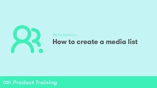 Media Relations: How to Create a Media List