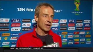 Jürgen Klinsmann Losing Post Match Interview | LIVE 7 1 14