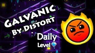 Geometry Dash - Galvanic (By Distort) ~ Daily Level #434 [All Coins]