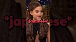 Ariana Grande & Jimmy Fallon Speak Japanese 