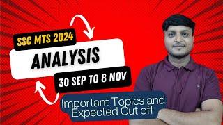 SSC MTS 2024 All Shifts Analysis | SSC MTS 2024 Safe Attempts | SSC MTS 2024 Expected Cutoff