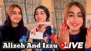 Alizeh And Izzu on Tiktok Live ‍️️ Apr 21 2024 Full HD #alizehjamali #izmajamali