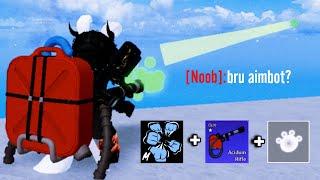 Superhuman + Acidum Rifle + Paw Skilled Build Epic Bounty Hunting Montage | Blox Fruits