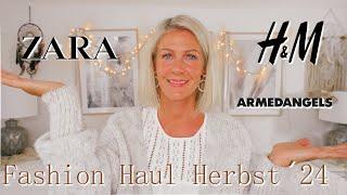 XXL FASHION TRY ON HAUL Herbst ´24I Zara, H&M, Armedangels I NEUHEITEN