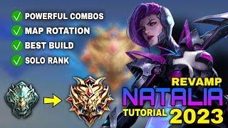 REVAMPED NATALIA Tutorial & Guide 2023 (English): Skills, Combo, Tips & Tricks | Mobile Legends