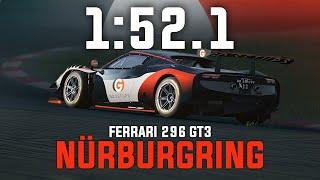 Nurburgring 1:52.1 - Ferrari 296 GT3 - GO Setups | ACC 1.10.2