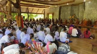 พระอาจารย์ ราวี จารุธัมโม - งานบุญกฐินสามัคคี​พิธีทอดถวายผ้ากฐินที่ ธรรมสถานกัลยานุสรณ์ จ.ร้อยเอ็ด