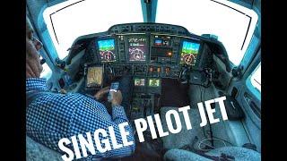 Single Pilot Jet Flight- Carlsbad to Dallas