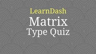 How to Import Matrix Quiz from LearnDash