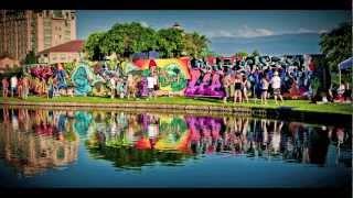 Graffiti Wall Time-Lapse - Keloha Art and Music Festival