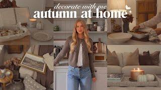 a cosy autumn day at home: decorating for autumn & seasonal baking 