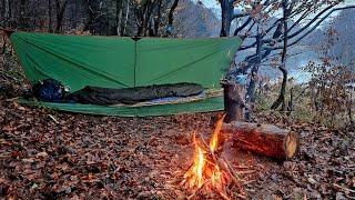  Am DORMIT sub CERUL LIBER - PESCUIT LA CLEAN in luna IANUARIE pe LACURILE din PĂDURE