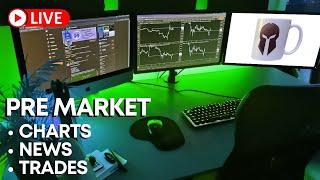  (10/17) PRE-MARKET LIVE STREAM - TSM NFLX EARNINGS | Retail Sales Data | Stocks to Watch