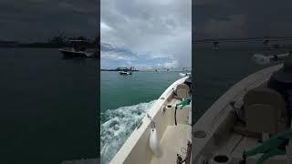 Boating to Boca Grande Sandbar #florida #boating