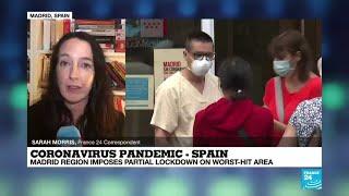 Coronavirus pandemic: Spanish capital region orders partial lockdown