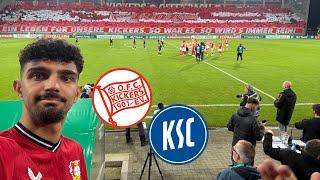 MEGA AUSWÄRTSSUPPORT VOM KSC ️ CHOREOVOM OFC️ | KICKERS OFFENBACH VS KARLSRUHE SC | STADIONVLOG