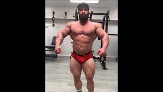 Bearded muscle god Stan de Longeaux (#France /#US-#Chicago)'s flexing compilation: Posers and briefs