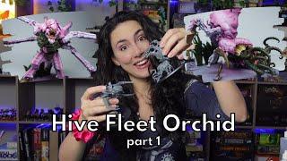 Leviathan Hive Fleet Orchid Tyranid Painting Vlog - Backvlog 17