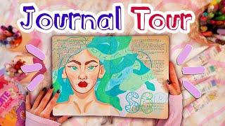 Art Journal Tour *Flip Through a YEAR-LONG Sketchbook Tour*