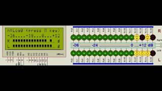 16-stage  stereo  peak hold/decay  VU meter