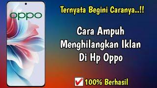 Cara menghilangkan iklan di hp oppo