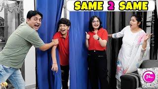 SAME 2 SAME | Telepathy for 24 hrs | Aayu and Pihu Show