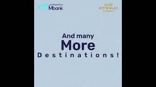 Book your trip with Etihad Airways using your Mbank Mastercard and get a 10% discount!