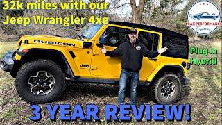 Jeep 4xe REVIEW! After 3 years do we LOVE or HATE our Hybrid Jeep? Long term update