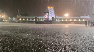 Heavy Rain in Tirumala Visuals Will Blow Your Mind