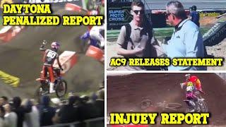 Daytona Supercross Penalized Report, AC9 Explains After Drama Incident, Smith & Alessi Injury Update