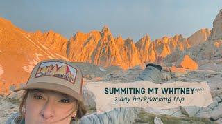 Summiting Mt. Whitney in June - Overnight from Whitney Portal