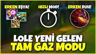 LOL'E YENİ TAM GAZ MODU GELDİ! OYUNLAR ARTIK ÇOK KISA SÜRECEK!