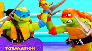 TMNT Toys Fight Night Pizza Party! ️ | Toymation