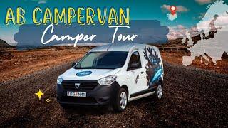 Campervan Tour - Dacia Dokker - AB | KuKu Campers Iceland