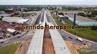 Viaduto da antiga PRF - Liberado - Maceió - AL Brasil - Visto de cima em 2.7K - Dji Mavic Mini