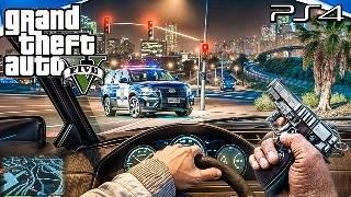 Grand Theft Auto V PS4 First Person Free Roam Gameplay - Part 3