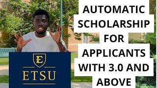 AUTOMATIC SCHOLARSHIP FOR APPLICANTS WITH 3.0 AND ABOVE | ASSISTANTSHIPS &TUITION SCHOLARSHIPS