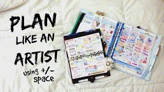 No White Space Planning vs. White Space Planning || Plan Like An Artist