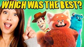 Ranking Every Pixar Movie from Worst to Best | ReactCAST