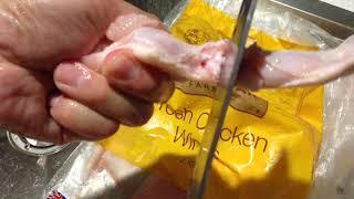 How I Separate my chicken wings into tips, winglet (wingette) and drumlet (drumlet)