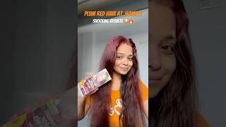 Tried garnier’s Plum Red… and I’m OBSESSED! #haircolor #ashortaday #shorts #redhair