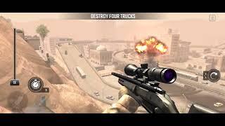 War Sniper Z4 Mission 14 Gas Dash Destroy Four Trucks