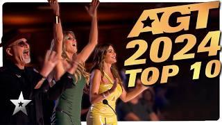 America's Got Talent 2024: Top 10 BEST Auditions!