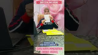 Schengen Visa ( Switzerland) - New year celebration  Call  guru Kirpa immigration- 9888249344