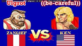Street Fighter II': Champion Edition - Ulgrot vs ((be-careful)) FT3 + Rematch FT5