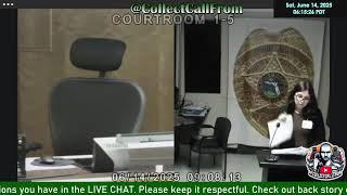 *Eleventh Judicial Circuit Court FLORIDA BOND HEARING 06/14/2025 6:00am PST
